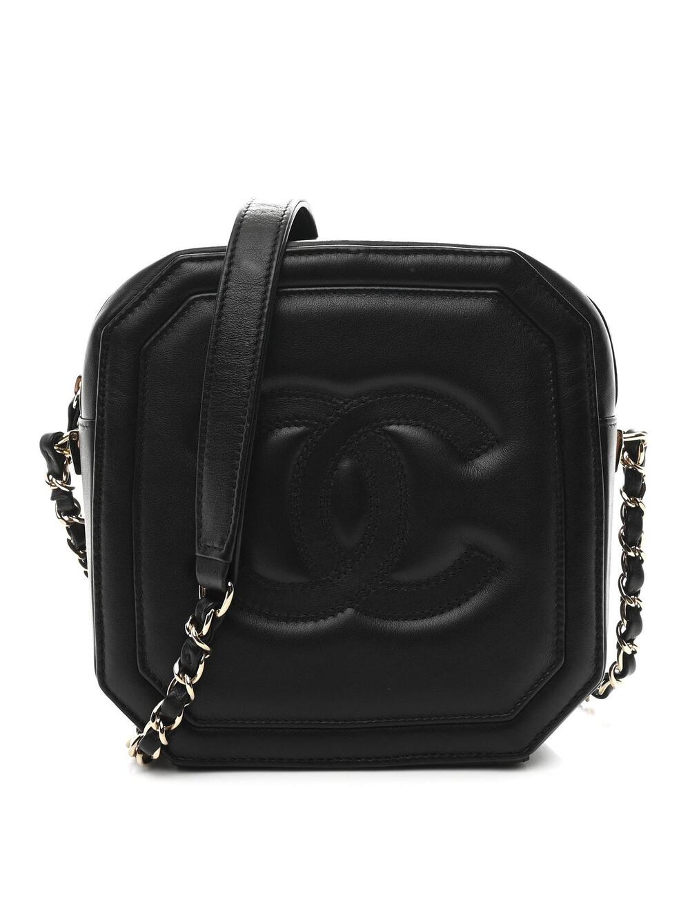 Chanel Calfskin Cc Clock Camera Case #307932C15B